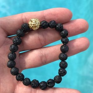 Lion Head Beaded Bracelet